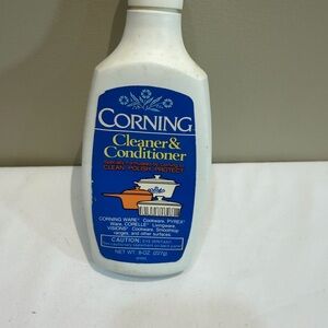 Vintage Corning Cleaner & Conditioner Polish 8oz Bottle Discontinued SEALED NEW